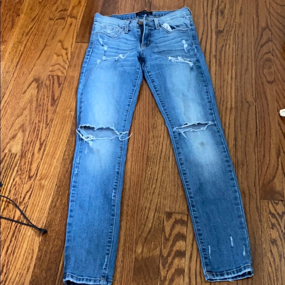 Flying monkey skinny jeans